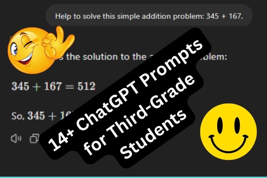 14+ ChatGPT Prompts for Third-Grade Students and Moms.