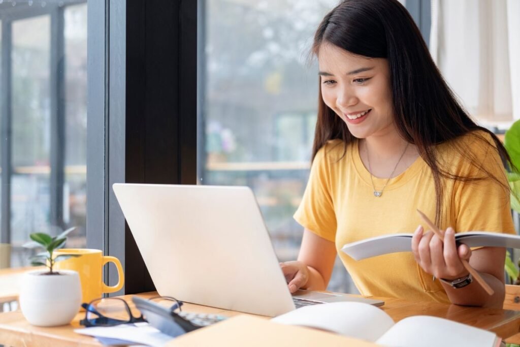 Female Neet(ug) Student Studying with Laptop⁠. (opens in a new tab or window) View more by iJeab