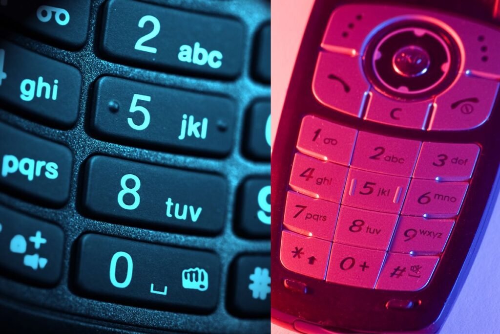 Dumb phones or Cell Phones Keypad